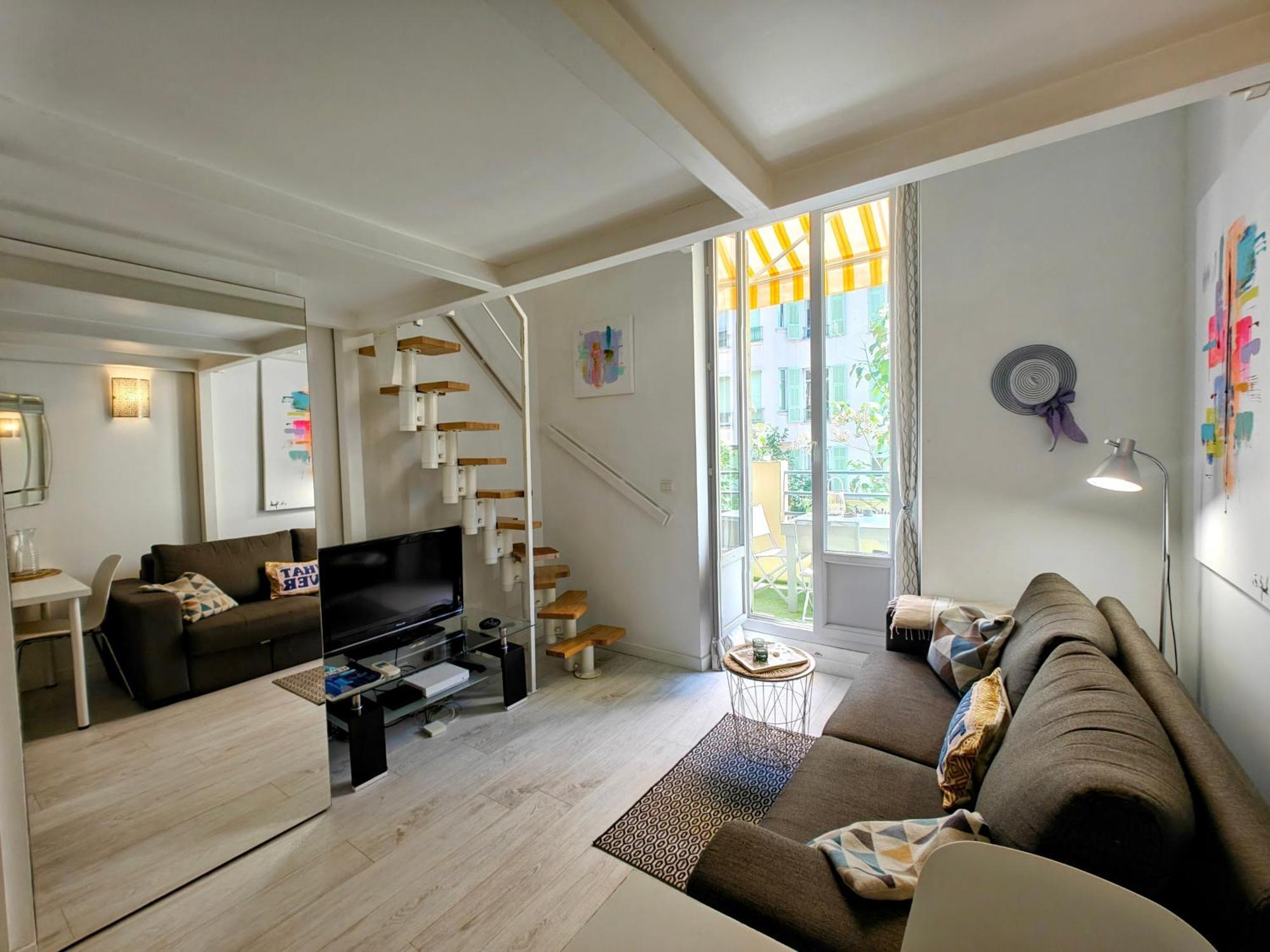 Duplex Central Close Beaches And Shops And Balcony Apartamento Nice Exterior foto